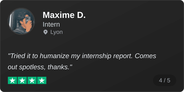 Review by Maxime D.
