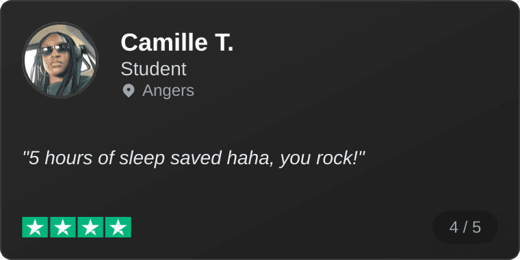 Review by Camille T.