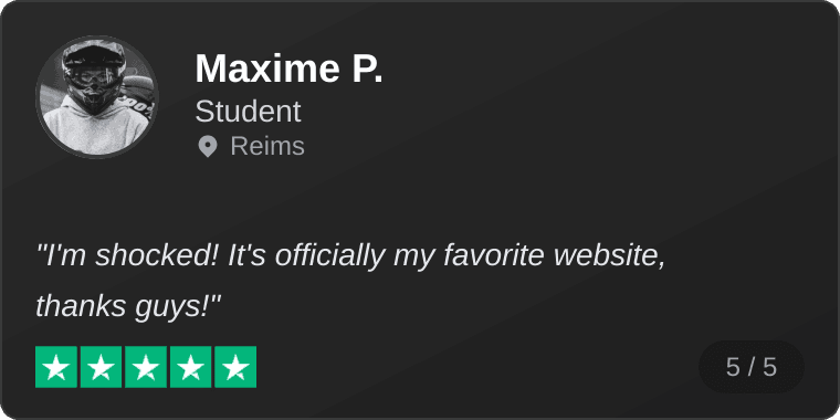 Review by Maxime P.