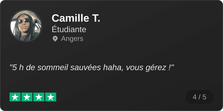 Avis de Camille T.
