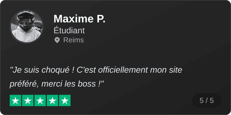 Avis de Maxime P.