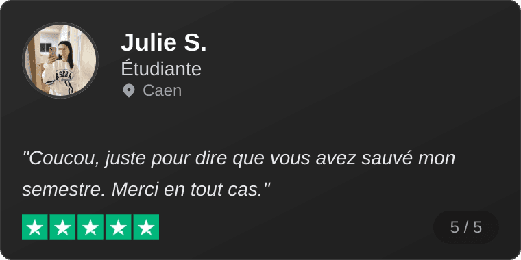 Avis de Julie S.