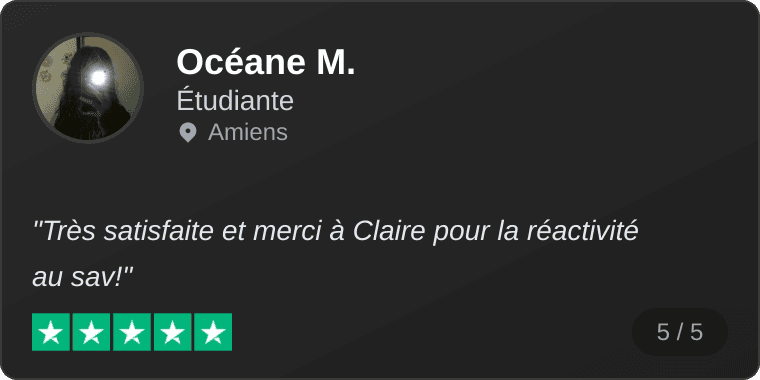 Avis de Océane M.